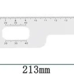 zelox Plastic Optical PD Ruler Pupil Distance Meter Eye Ophthalmic Tool (Pack of 1) Posture Corrector image 3