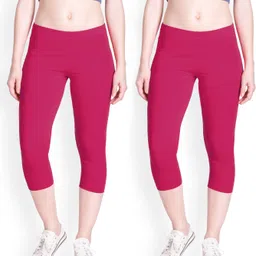lyra Capri Women Pink Capri-picture-25