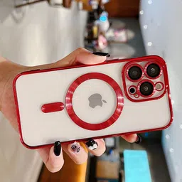 Luxury Kase Plating Magnetic Soft Cover iPhone 13 Pro Back Case image 5