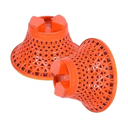 Kuber Industries Orange Plastic Ottomans image 4