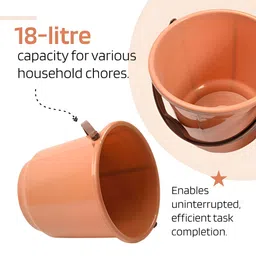 Kuber Industries Cream-Coloured & Coffee Brown 2 Pcs Bath Accessories Set image 4