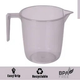 Kuber Industries Grey & Orange 24 Pieces Bath Mugs 1.1L each image 4