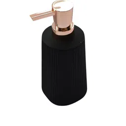 Tranquil square Black Solid Soap Dispenser image 4