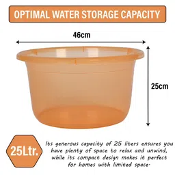 Kuber Industries Grey & Orange 2 Pieces Classic Bath Accessories Set image 2