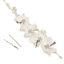 YouBella Embellished Buttefly Pattern Hair Chain image 2