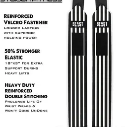 steigen fitness Professional Wrist wraps Elastic Straps Brace Support Bands Gym Gloves Boxing Hand Wrap image 2