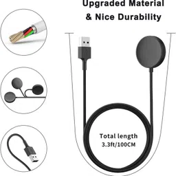 Jxrev Magnetic Charger Cable For Galaxy Watch 6 Classic,5 Pro,4 Classic,3/Active 2/1 Charging Pad image 3