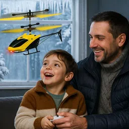 apj enterprise Rc Helicopter Remote Control Toy for Kids Only Go UP and Down image 4