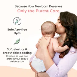 superbottoms DryFeel Langot | Premium Cotton Padding | For Newborn Baby | fits 5-10kg | 3pc image 2