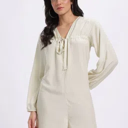 glitchez Solid Women Jumpsuit image 2