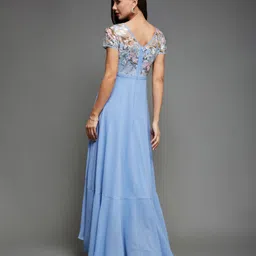 miss chase Women Layered Multicolor Midi/Calf Length Dress image 4