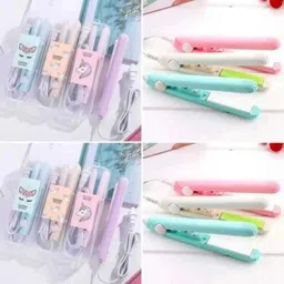 rodril Mini hair Straightener Barber Mini Hair Straightener Hair Straightener (Pink) Hair Straightener-picture-17