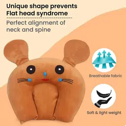 toes kids Microfibre Toons & Characters Baby Pillow Pack of 1 image 3