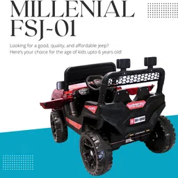 millennial Jeep Battery Operated Ride On image 2