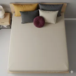 kittenbite King Size Fitted Terry Cotton Breathable, Stretchable, Waterproof Mattress Cover image 4