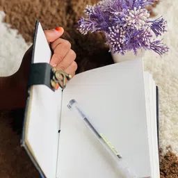 nizam handiicraft Say it Printed Diary Notebook With Lock Clasp For Gift/Office A5 Diary 200 200 Pages image 3