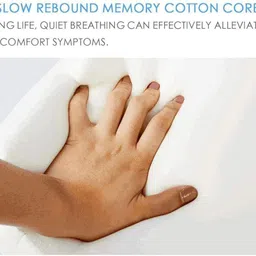coozico Cushion Cotton Leg Pillow Back Hip Joint Knee Pain Relief Cushion Leg Pillow Memory Foam Solid Body Pillow Pack of 1 image 4