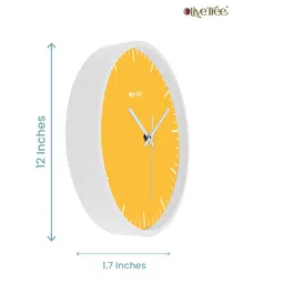 olive tree Levi White ABS Plastic Wall Clock image 4