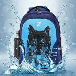 zerus Wolf Print Backpack For Men Boys | Trendy Lightweight Travel College Casual Use Waterproof School Bag-picture-10