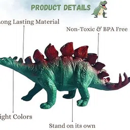 ziqra toys Dinosaur Toy,Dinosaur Figure Playset, Learning and Educational Toys for Kids image 2
