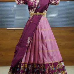 fabcartz Self Design Semi Stitched Lehenga Choli-picture-21