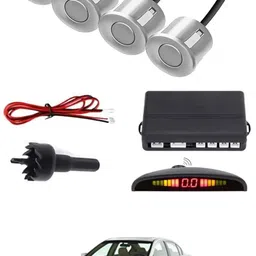 zplus Universal 4 Silver Reverse Parking Sensor With LED Display For Cars-05 Safety of Passengers/Car One Alarm Kit-1292 Parking Sensor-picture-29