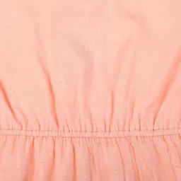 V-Mart Girls Flutter Sleeves Cotton Cinched Waist Top image 3