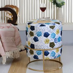 Shadowkart White Wooden Pouffes Sitting Mudda Ottomans-picture-32