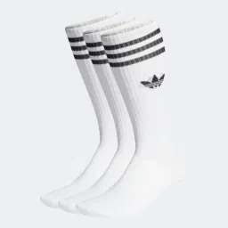 adidas originals solid crew socks 3 pairs originals originals image 1
