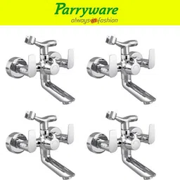 parryware Primo Wall Mixer with Crutch For hand Shower Provision set of 4 pic 244 Wall Mixer Faucet-picture-10
