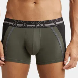 Jockey Men Super Combed Cotton Elastane Stretch Ultrasoft Waistband Trunks US21-image-90