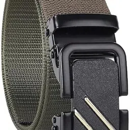 kain Men & Women Casual, Formal, Party Green Nylon Belt-picture-14