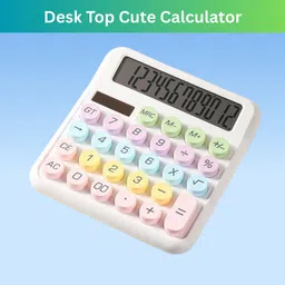 frony Desktop Calculator, 12-Digit Large LCD and Large Buttons for Office, Homes A79 Basic Calculator-picture-14