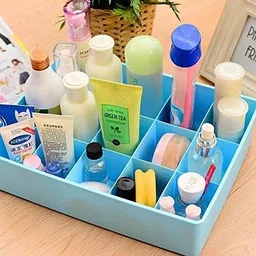 kogent enterprises 15 Grid Storage Organizer Box for Underwear Socks Cosmetic Item with Lid Storage Box image 3
