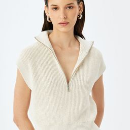 Koton Women Boucle Crop Sweater Vest-picture-39