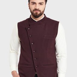 Hypernation Men Cotton Nehru Jacket-picture-14