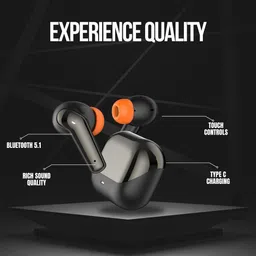 earbot Blast Pods True Wireless Earbuds with Deep Bass, 40Hrs Playtime Bluetooth Headset image 2