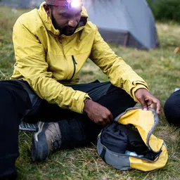 FORCLAZ By Decathlon Yellow Solid Travel Pouch-image-16