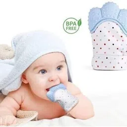 saforiaa Premium Silicone Teething Mitten Glove for Infants Teether image 4