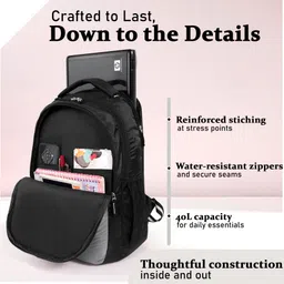 shopivate Large 35 L Laptop Backpack TrendX Solid Backpack image 4