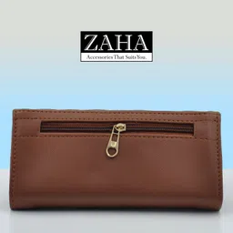 zaha Casual, Formal, Party Tan Clutch image 2