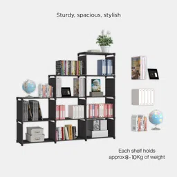 flipkart perfect homes studio Metal Open Book Shelf image 2