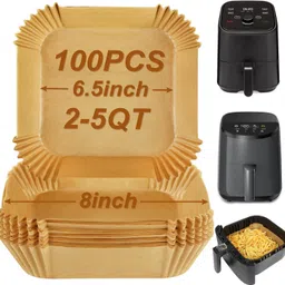Air Fryer Paper 100pcs Square Kitchen Tool Set-image-88