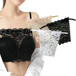 akstore Women Black, Beige, White Mock Camisole image 1