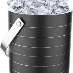 easyroot 1.5 L Steel Double Walled Insulated Ice Bucket with Lid and Ice Tong (1.5 ltr) Ice Bucket-picture-18