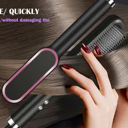 TOT Hair Straightener Electric Comb Brush For Women's With 45 Watt HC07 Hair Straightener image 2