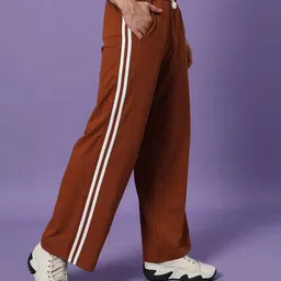 dogman Mens Striped Regular Fit Brown Casual Pajama. Men Pyjama image 5