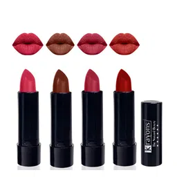 krayons Set Of 4 Cute Pop Waterproof & Moisturizing Matte Lipstick - 3.5 g Each-picture-45