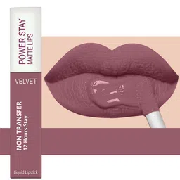 Forsure Set of 2 Power Stay Matte Lips Non-Transfer 12 Hours Stay Velvet Matte Liquid Lipstick - Mauve Matte 23 - Peach Nude 21 image 5