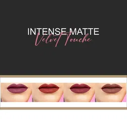 krayons Set Of 4 Intense Matte Velvet Touche Waterproof & Long Lasting Lipsticks image 2